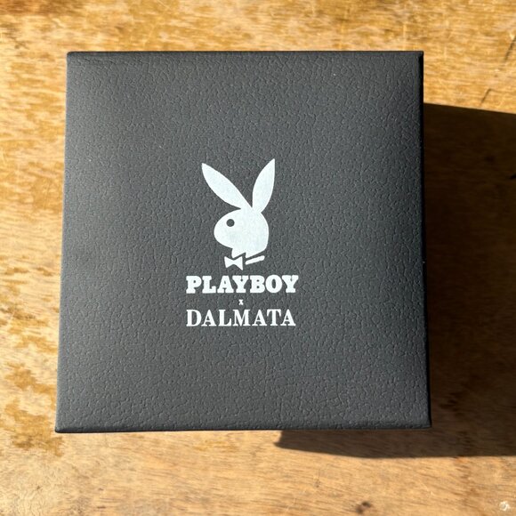 PLAYBOYX BUNNY HEAD STATEMENT RING WITH CHAIN BAND BY DALMATA NIB - Picture 9 of 12